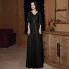 Parti Elbiseleri Gece Elbise Ziyafet 2023 Stil Altın Zarif ve Onurlu Ev Sahibi Kadın Yıllık Toplantısı Ünlü Elbiseler Yaz