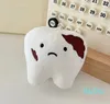 Soft Tooth Doll Car Accessories Alloy Girl Gift Plush Bag Korean Key Ring Pendant Chain