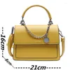Abendtaschen 2023 Damenmode Umhängetasche Trendy Hi High Quality Daily Uniqure Design Chain Square Shoulder Simple Texture Handbag