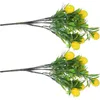 Party Decoration 2pcs Fake Tree Stems Lifelike Artificial Fruits Branches Branch Flower Arrangement Decors Vase