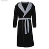 Men's Robes Hot Sale Men's Winter 2021 Warm Robes Sleepwear Thick Lengthened Plush Shl Bathrobe Kimono Home Clothes Long Sled Nightgown L231130