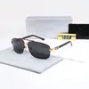 Hochwertige klassische Sonnenbrille für Herren große Marke Driving Outdoor Eyewear For Womens Fashion Sonnenbrillen Modell Metallrahmen Designer Sonnenbrille mit Geschenkbox