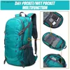 Sacos ao ar livre Mochila ao ar livre Foldab 40L Ultraleve À Prova D 'Água Soft Camping Ombro Pacote Escalada Viagem Montanhismo Caminhadas Ciclismo Bag Q231130