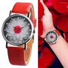 Montres-bracelets UTHAI BK64 Fashion All-Match Ceinture Diamond Lotus Ladies Small Fresh Student Quartz Watch