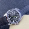 ZF 5167 Straż automatyczna Maszyna 324 Ruch Czarna Średnica Diopy 40 mm stalowa obudowa Naturalna guma Sapphire Crystal Glass Wodoodporne świetliste