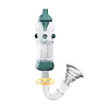 CSYC NC071 Glazen Bong Dab Rig Rookpijpen OD 32 mm Arm Tree Perc Morfbestendig water Bubbler Pip