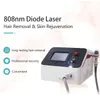 Gorąca sprzedaż dioda laser trwałe usuwanie włosów penetrację uszkodzenia Salon 808 nm bezbolesne pełne ciało depilację skóry