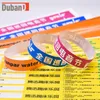 Bangle 500pc Disposable Non-woven Fabric Printed Paper Wristbands For Events Evenementiel Armband All Inclusive Els