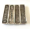 Entièrement antique sycee argent lingot vieux lingot argent cassé en cuivre blanc argenté dix liang bar sycee3974638