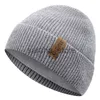 Beanie / Skull Caps Novo chapéu de inverno unissex Adicionar lã quente boné elegante macio gorro para homens mulheres ao ar livre engrossar esportes de esqui chapéu de malha J231130