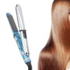 Hair Curlers Straighteners Stainless Steel Hair Straightener Curling with 3 Temperature Regulation Styling Tools Blue Hair Styling253k