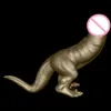 Dildos/dongs realistiska lysande G-Spot Dinosaur Dildos Penis för kvinnor Penis Dong Butt Plug Vuxen Sex Toys For Vaginal Anal Stimulation 231130