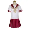 Anime Sukimega Cosplay Costume The Girl I Like Forgot Her Glasses Heroine Sailor Suit Schoolgirl School Uniform JK Skirts