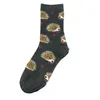 Creative Cartoon Hedgehog Socks Doman's Donut Stockings 2pcs/para unisex moda bawełniana szczenię