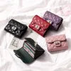 Oryginalny skórzany damski uchwyt na karty kredytowe projektant mody portfel torebki