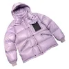 Parkas en duvet pour femmes M Mengjia doudoune femme doit être masquée 2023 brillant nouvelle version haute duvet d'oie super épais double boutonnage