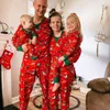 Family Matching Outfits Year s Costumes 2023 Christmas Pajamas Set Casual Soft Sleepwear Parent child Clothes 2 Pieces Home Suit Pjs 231129