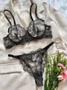 Fancy Lace Sexy Lingerie For Fine Women See Through Intimate Night Floral Bilizna Sexy Sensual Exotic Sets