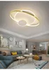 샹들리에 현대 LED 샹들리에 거실 매달려 램프 천장 침실 연구 가정 장식 실내 조명 금 검은 조명