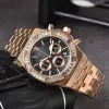 AP عالية الجودة للرجال التقويم للنساء يراقب ستة إبر جميع العمل الاتصال الهاتفي Royaloak Wrist Quartz Modern Watch Wristwatches Chronograph Montre De