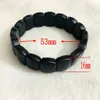 Chain Wholesale 1pcs 100% Natural Russia Shungite Bracelet Healing Gem stone Jewelry Bracelet Rich in Fullerenes 231130