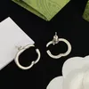 Women Stud Earings Fashion Gold Earring Designer för Herr Hoops Women Jewelry Luxurys 925 Silver Studs Bijoux De Luxe With Box Nic276Q