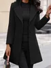 Women's Wool Blends Winter Jacket Coat Korean Solid Women Blazer Fashion 2023 Cross border Woolen 231129