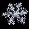 Christmas Decorations 60Pcs 20Pack White Snow Snowflakes Ornaments Tree Accessories Holiday Party Home Window Decor Supplies