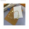 Tasarımcı Bilezik Cazibesi Bilezikler Moda Stil Bilezikleri Kadın Barkly Bilek Bankası Zinciri Mektup Mücevher Kristal 18K Altın Kaplama Paslanmaz Çelik Düğün Aşıklar