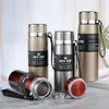 Water Bottles 1000800600500ml Thermos Vacuum Flask Stainless Steel Large Capacity Tea CupThermos Portable Thermoses 230428