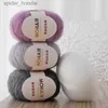 Garn 5pcsx25g Mohair Garn extra weich war warmes Baby Wolle Häkelgarn für Hand stricken Pullover SHL Schal DIY Material Lagen L231130