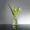 Vasen, modisch, Glas, handgefertigt, Basis, einzelne Blume, Innenleben, Heimdekoration, langlebig