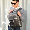 Backpack 2023 Men Backpacks Fashion High Quality Pu Leather Male Korean Student Boy Business Laptop School Computer Bag