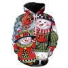 Herenhoodies 2023 Herfst/Winter Grote maten Kersthoodie Plezier en Damesmode Cadeau Kindervakantiekleding