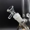 8 inch Glass Bong Thick Water Pipes Smoking Hookah Bubbler with Downstem 14mm Bongs.