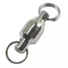 Girelle con cuscinetto a sfera ad alta quanlity con anello diviso 0#-8# Girelle rotanti da pesca in acciaio inossidabile con cuscinetto a sfera Connector350w