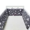 Bébé pépinière étoiles nordiques Design lit de bébé épaissir pare-chocs berceau autour du coussin lit protecteur oreillers nés décor de chambre 210812258Q