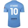 2023 2024 Coventry City Soccer Jerseys O Hare Sheaf Gyokeres Godden Hamer 23 24 Home Blue Men Kids Kit Football Shirts Tops Camiseta de Futbol Top Sports Shirt Jersey