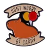 Broches Grappige Capybara Emaille Pin Reversspeldjes Voor Rugzakken Leuke Dingen Aktetas Badges Kleding Sieraden Accessoires Gift