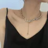 Chaînes Ventfille Silver Couleur Opal Collier pour femmes fille liquide Lava Star Bijoux irréguliers 925 Timbre Cadeau d'anniversaire Dropshippping