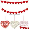 Décoration de fête Ornements d'amour en bois 6 styles Décorations de mariage Fournitures de cadeaux de la Saint-Valentin 8Cmx8Cmx0.3Cm Livraison directe à domicile G Dhasz