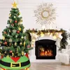 クリスマスデコレーションスパンコールスパンコールカバーラウンドファスナーテープ屋内スカートエレガントなクリスマスカラーベースパーティー用品