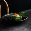 Skålar japanska keramikbowl kreativ sallad skål stekt ris hushåll fruktkök restaurang personaliserad bordsartiklar