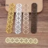 BoYuTe 30 Pieces Lot 82 15MM Metal Brass Stamping Plate Filigree Diy Hand Made Jewelry Findings Components286E