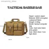 Outdoor Bags Fashion Laptop Bandbag Men Tactical Messenger Bag Outdoor Big Capacity Bags Portab Shoulder Bag Camping Hiking Bandbags Q231130