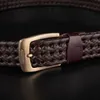 Belts Belt for men's new trendy handmade woven men's belt with ethnic style cowhide belt for men