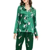 Tenues assorties pour la famille Pyjamas de Noël Famille Noël Enfants Adultes Vêtements de nuit Manches en satin Vêtements de nuit Tenue assortie Pyjamas de Noël Setadult 231129