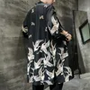 Herengewaden Hoge kwaliteit Yukata Haori Mannen Japanse lange kimono Vest Sarai Kom Kleding Nachtkleding Jas Gewaad Kimono Yukata Haori L231130