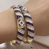 Armreif Tropföl Farbe Diamant Gold Kupfer Armband Luxus Dubai Frauen und afrikanische Braut Hochzeitsgeschenk