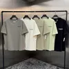 Fog Summer Fear of Double Line Essentials Small Font High Street Loose Men's and Women's Round Neck Short Sleeved Tshirt